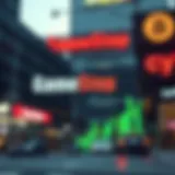 Visual representation of the GameStop stock surge