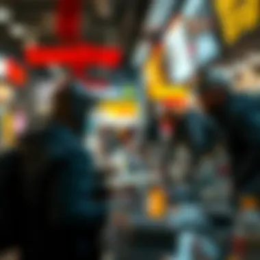 Illustration of retail investors engaging in the GameStop incident