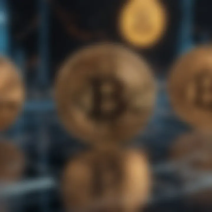 Diagram showcasing underlying technology of cryptocurrencies
