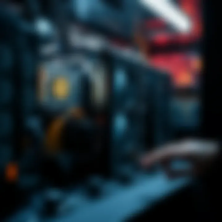 Technical setup for cryptocurrency mining