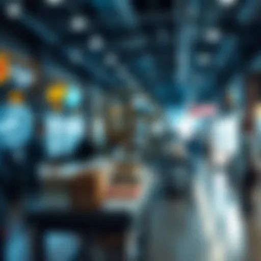 Visual representation of NFT securities in a digital marketplace