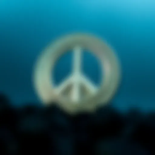 Conceptual representation of Peace Coin symbolizing financial innovation and social impact.