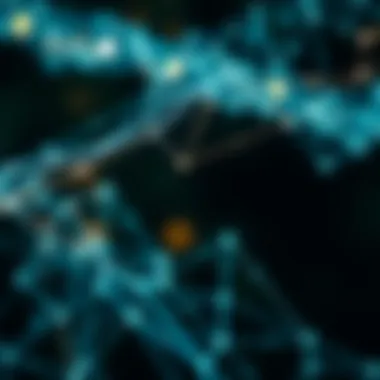 Blockchain network illustrating transparency in donations