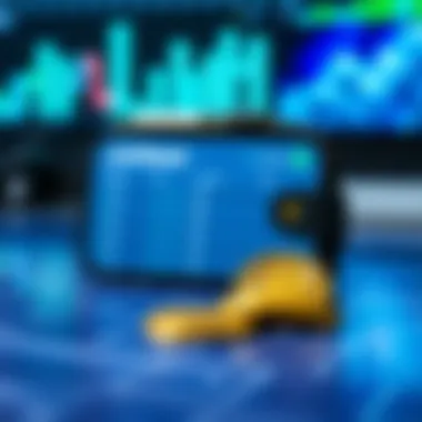 User-Friendly Interface of Coinbase Wallet Illustration showcasing the user-friendly interface of Coinbase Wallet.