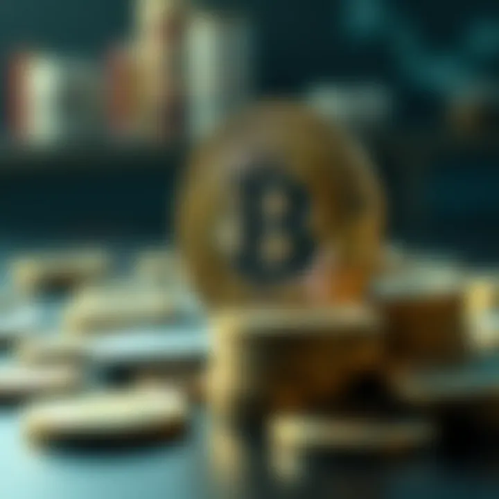 Conceptual image of investment strategies in crypto