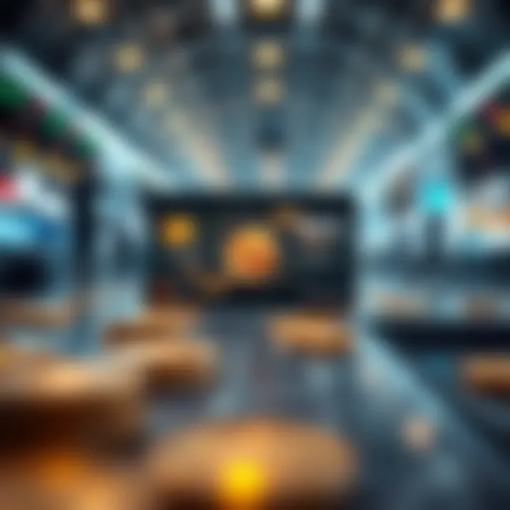 A futuristic concept image representing the future of digital transactions