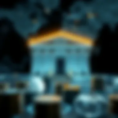 Central Bank Digital Currencies in a Global Context Visual representation of central bank digital currencies within a global economy