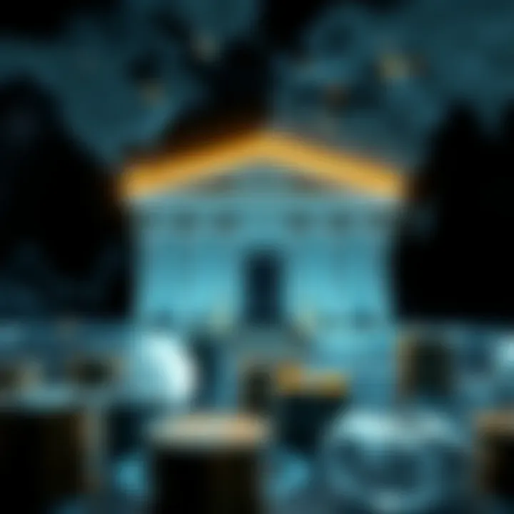 Central Bank Digital Currencies in a Global Context Visual representation of central bank digital currencies within a global economy