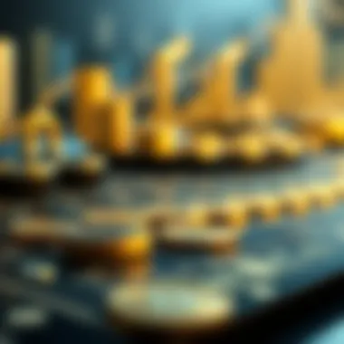 The Evolution of Digital Currencies Illustration depicting the evolution of digital currencies over time