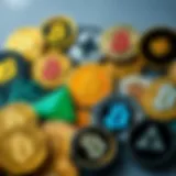 A visual representation of various cryptocurrency logos