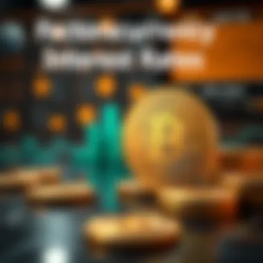 Infographic on factors impacting cryptocurrency interest rates