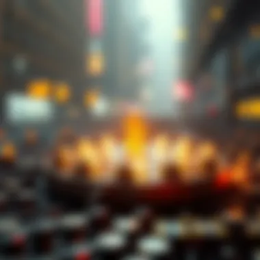 A conceptual representation of blockchain technology supporting NFTs