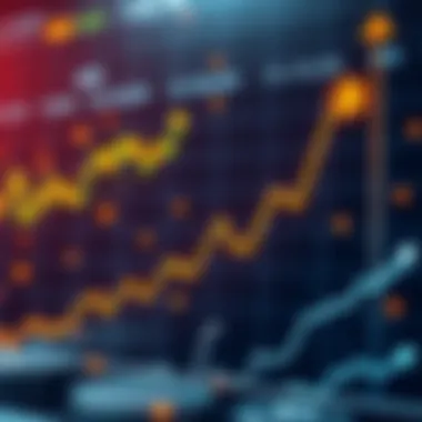 Rising Trends in Cryptocurrency Investments Digital representation of rising cryptocurrency graphs