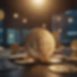 Conceptual illustration of Roth IRA integration with digital assets