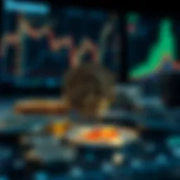 Visual representation of cryptocurrency assets