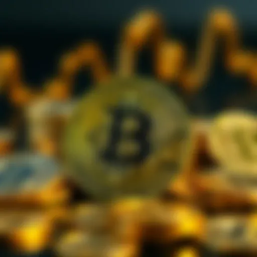 Cryptocurrency Investment Concepts Conceptual representation of cryptocurrency investments