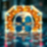 An abstract representation of Ripple's blockchain technology