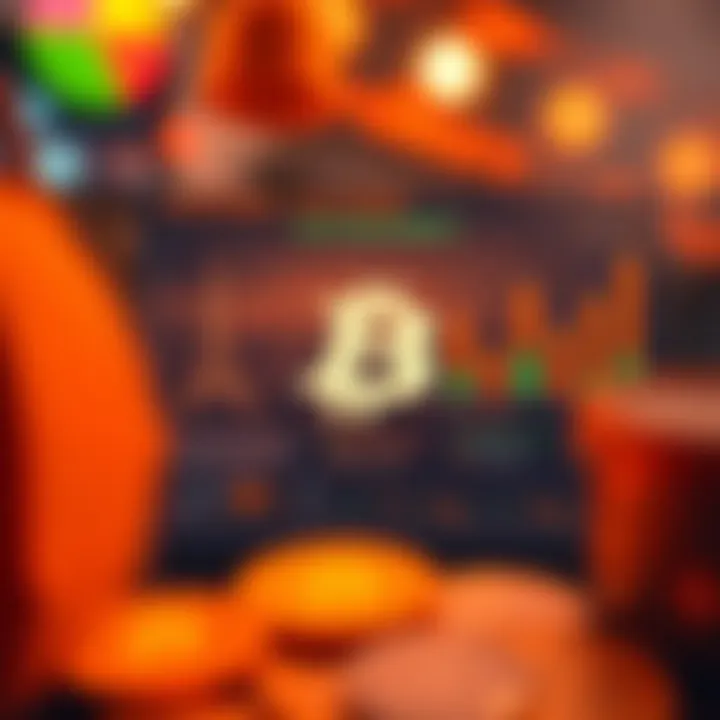 Infographic showing investment strategies for cryptocurrency