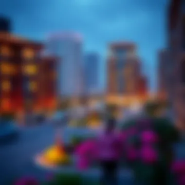 A visual representation of investment strategies in virtual real estate, highlighting potential returns and risks.