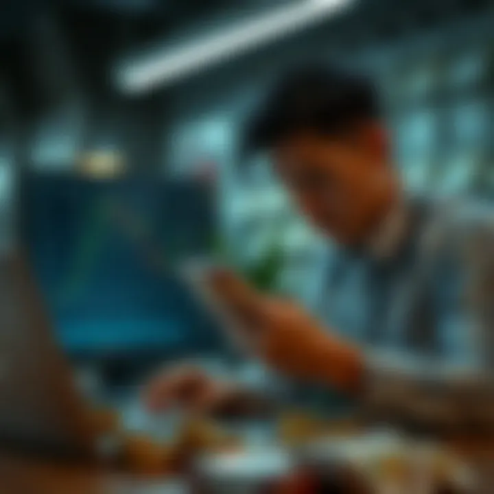 Navigating Investment Opportunities in the Crypto Market Investor analyzing cryptocurrency market trends with Peso