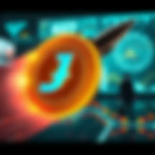 Conceptual representation of Jetcoin and digital media integration