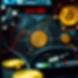 An intricate diagram illustrating cryptocurrency mining techniques