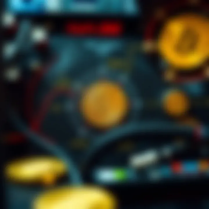 Techniques of Cryptocurrency Mining An intricate diagram illustrating cryptocurrency mining techniques