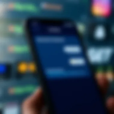 Security features in the Coinbase app displayed on iOS