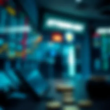 Visual representation of cryptocurrency exchange platforms