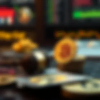 Illustration of legal considerations in cryptocurrency transactions