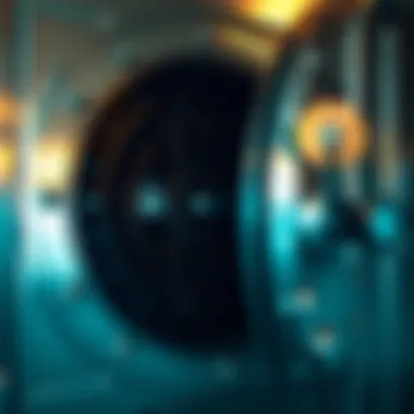A secure vault symbolizing robust security measures in crypto exchanges