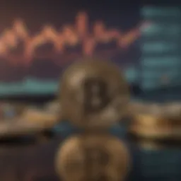 Graph illustrating crypto market trends