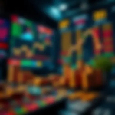 Conceptual image showing investment strategies related to NFT stocks