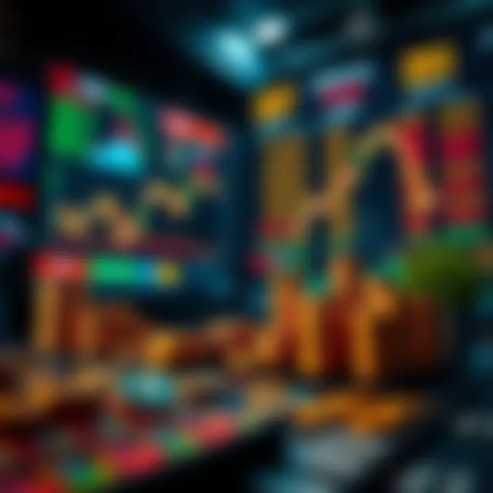 Conceptual image showing investment strategies related to NFT stocks