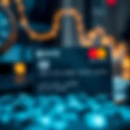 Visual representation of a no KYC debit card within a blockchain context