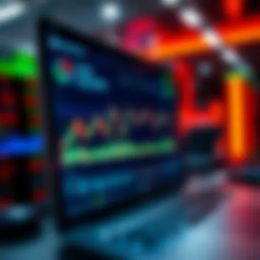 User interface showcasing one click trade feature