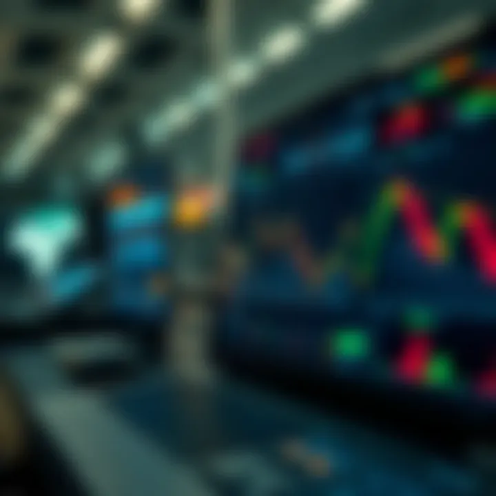 An illustration of a digital exchange platform interface