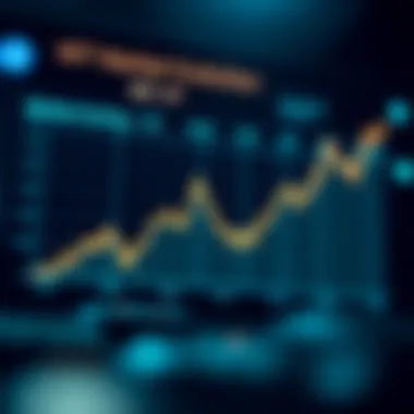 Graph showcasing NFT market trends