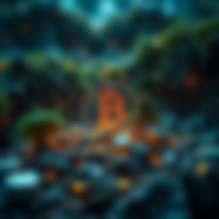 Visual representation of decentralized finance ecosystems.