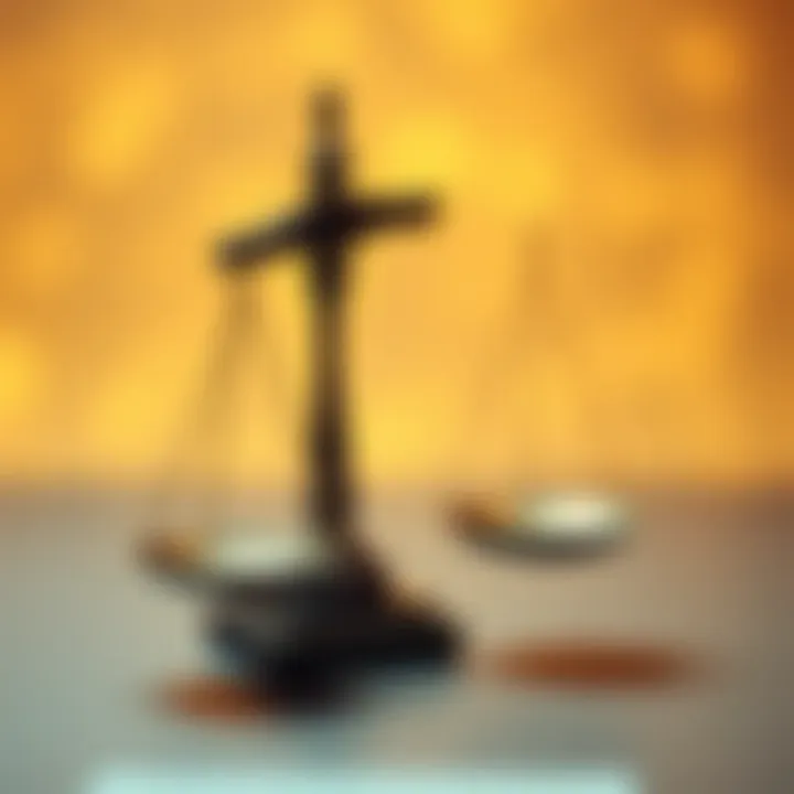 Legal scales symbolizing regulatory considerations