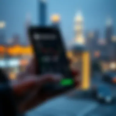 Robinhood Cryptocurrency Trading Features Illustration of Robinhood app features related to cryptocurrency trading