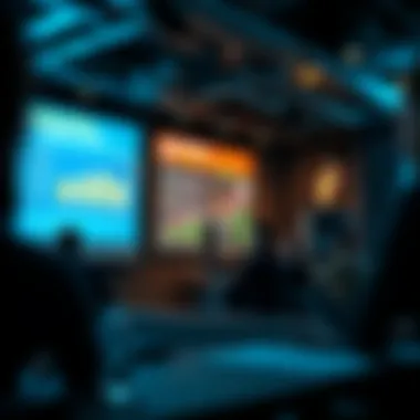 Visual representation of a captivating pitch presentation