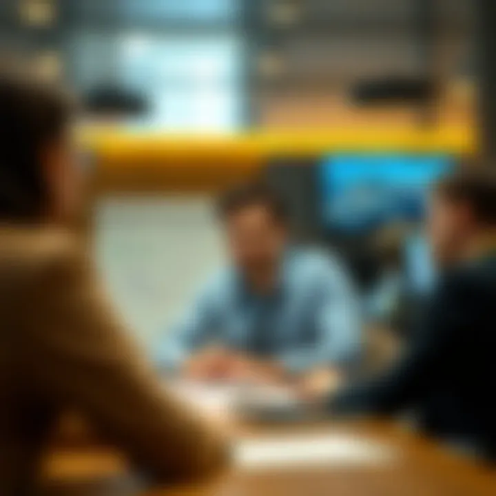 Entrepreneur preparing for a pitch meeting