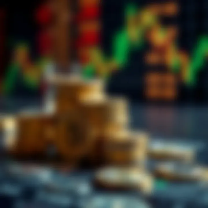 Risk Management in Cryptocurrency An abstract illustration of risk management techniques in the crypto space