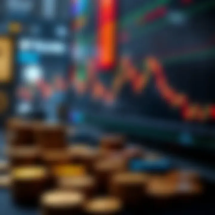 Visualization of selling strategies in cryptocurrency trading