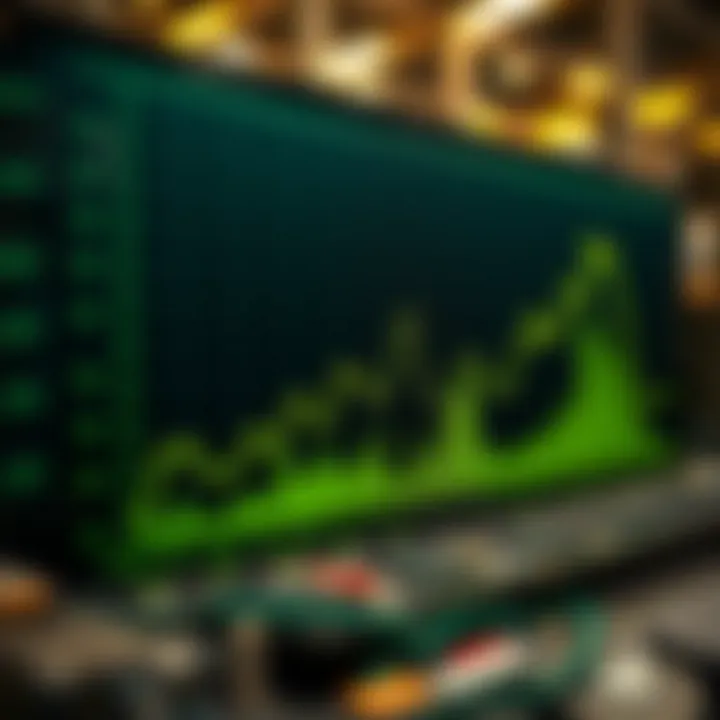 Graph of ASIC Performance in Cryptocurrency Mining Graph showing ASIC performance in cryptocurrency mining