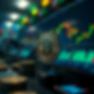 Visual representation of cryptocurrency costs