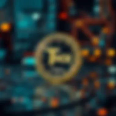 The Blockchain Technology Behind Timex Coin Conceptual representation of blockchain technology behind Timex Coin