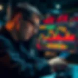 Insights on Analyzing Cryptocurrency Charts A trader analyzing cryptocurrency charts