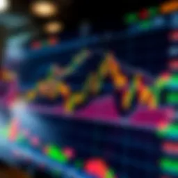 Intricate TradingView chart showcasing real-time cryptocurrency data